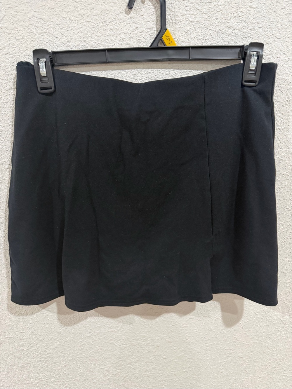 Black stretchy skort